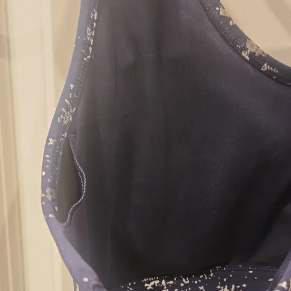 Womens Puma Blue and Silver Padded Sports Bra Size XL - Picture 4 of 6